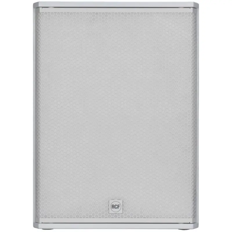 RCF SUB18-AX-W Active 18 Inch Powered Subwoofer with 2200 Watt Class-D Amplifier - White