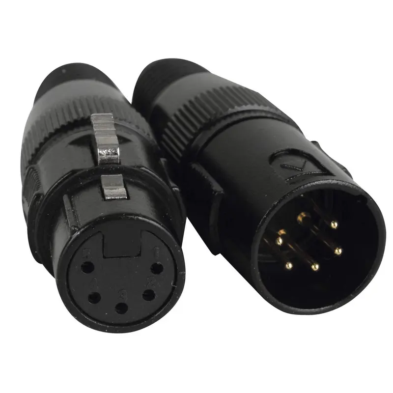 Accu-Cable 5 Pin Male Female DMX Connectors