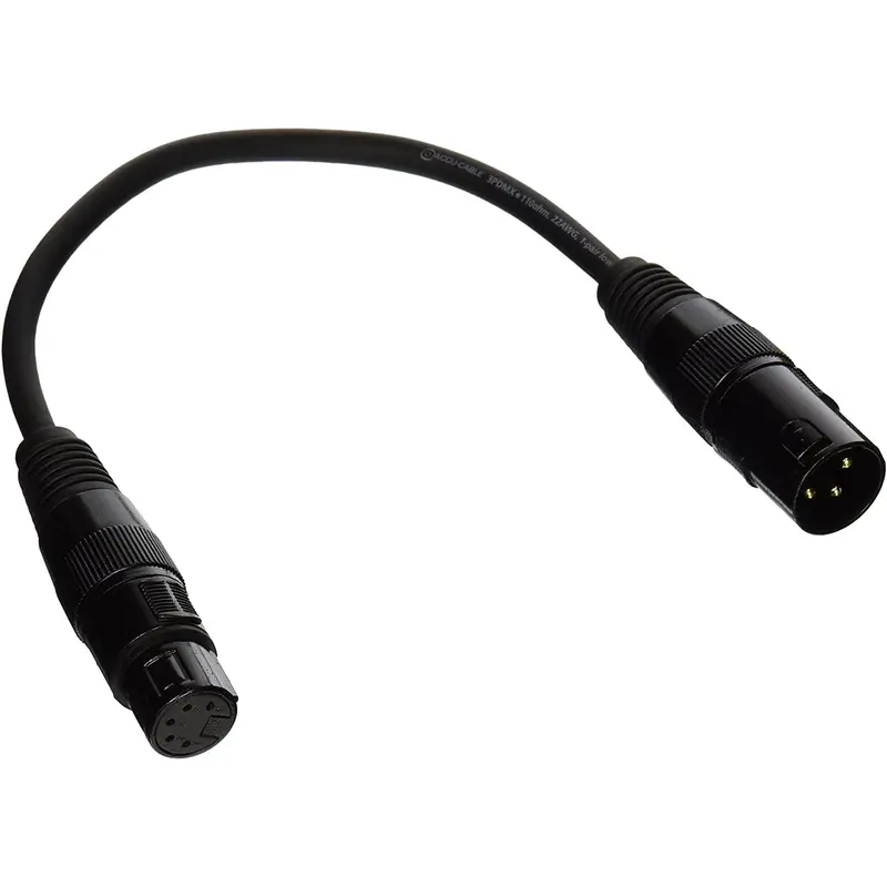 Accu-Cable AC3PM5PFM 3 to 5 Pin DMX Turn Around