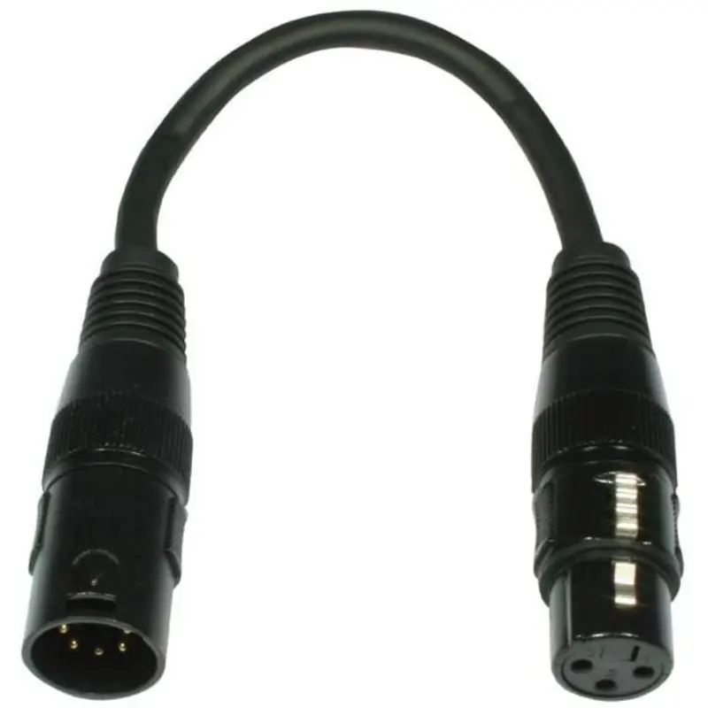 Accu-Cable AC5PM3PFM 5 to 3 Pin DMX Turn Around