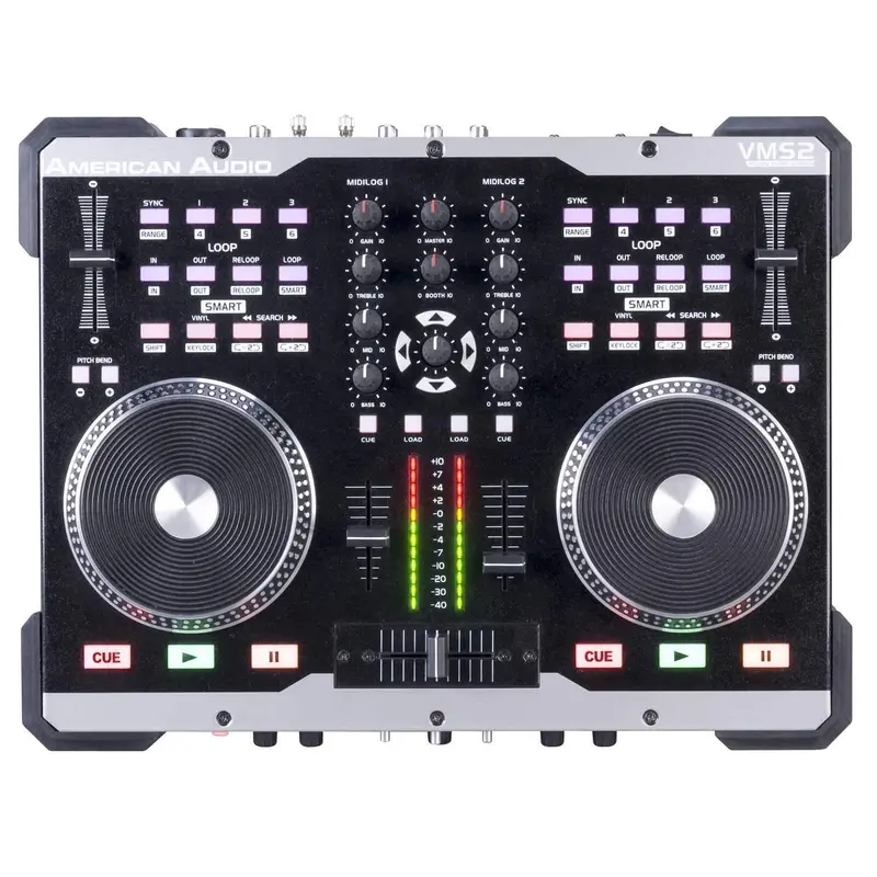 American Audio VMS2 2 Channel MIDI DJ Controller
