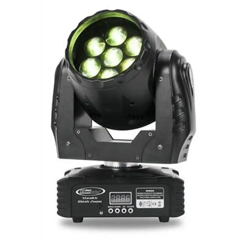Eliminator Lighting Stealth Wash Zoom 7x12W LED Moving Head Light