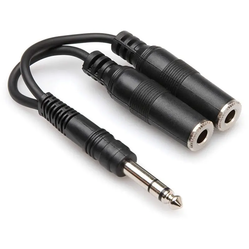 Hosa YPP-118 1/4-Inch M to Dual Stereo 1/4-Inch F Y-Cable