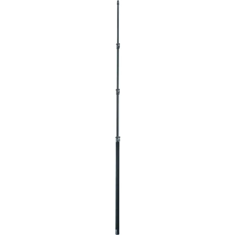 K&M 23783.500.55 Microphone Fishing Pole - Carbon - Length 44.48 to 148.81" - Black
