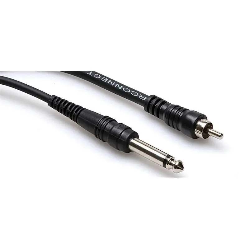 Pro 10Ft Audio Cable 1/4 TS To RCA
