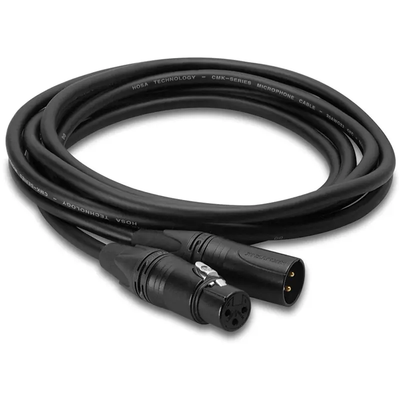 20 Ft Premium Microphone Cable XLR To XLR - Black