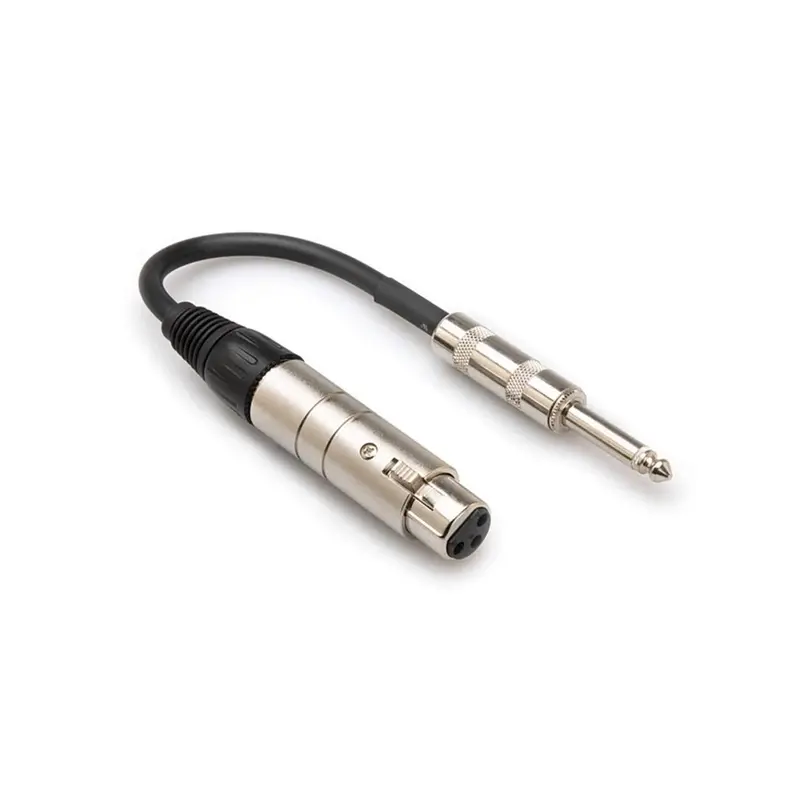 Hosa Impedance Transformer XLR (F) to 1/4 TS 6In