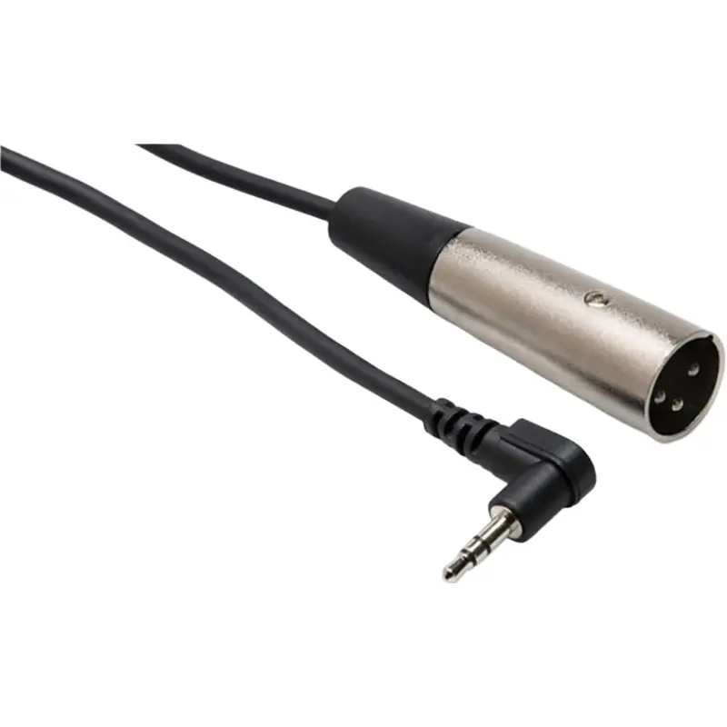 Hosa XVM-105M 5 Ft Right-angle 1/8-Inch to XLR (M) Cable