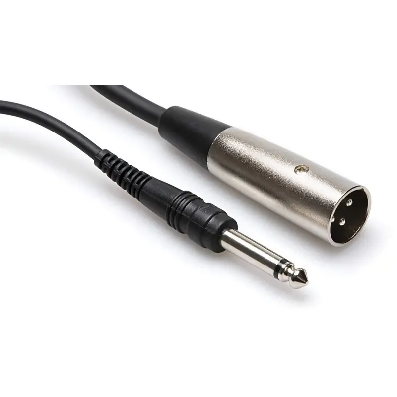 Hosa 3 Ft XLR (M) to 1/4-Inch Patch Cable