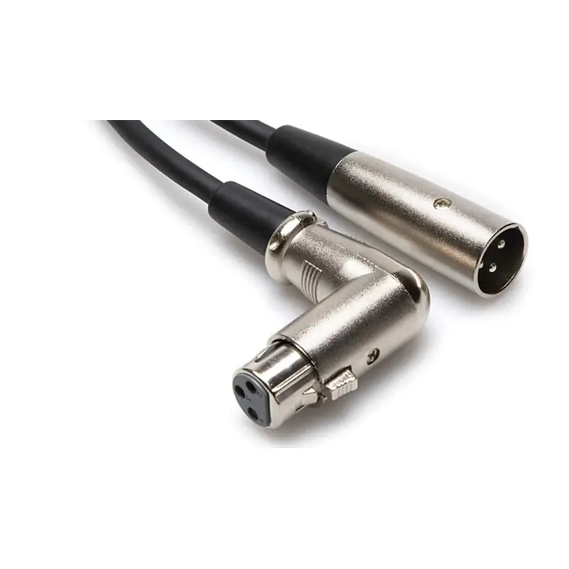 Hosa 5ft XLR (M) to Right Angle XLR (F) Cable