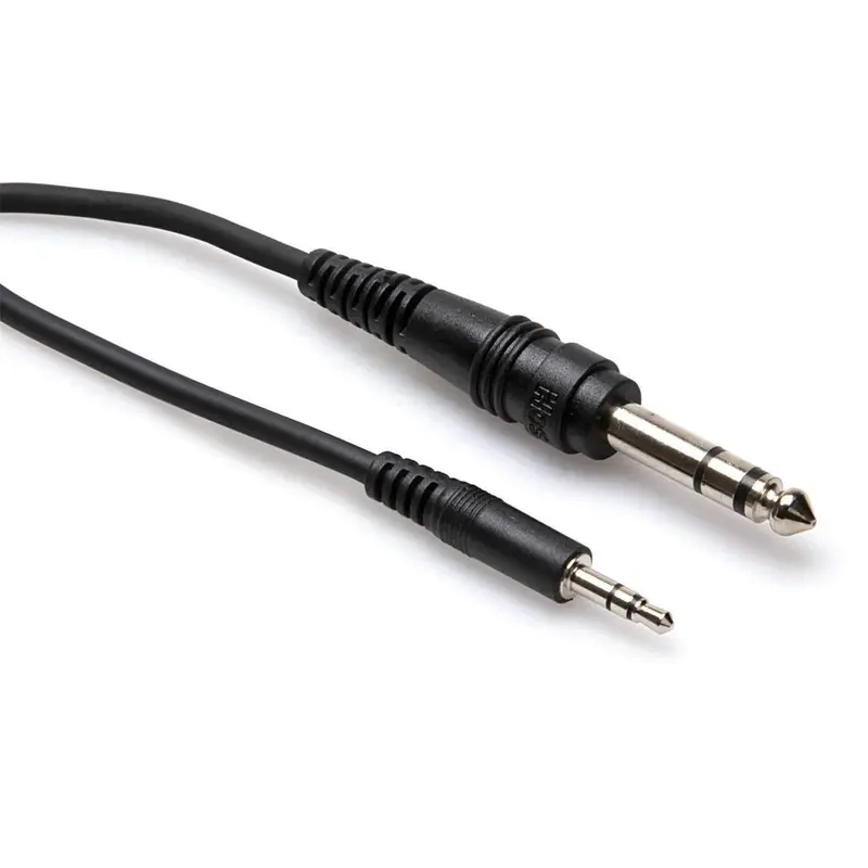 Hosa CMS-103 3 Ft 1/8-Inch Stereo (M) to 1/4-Inch Stereo (M) Cable