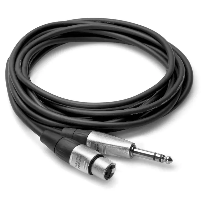 Hosa HXS-005 Pro Audio Cable 5 Foot 1/4" TRS To XLR (F)