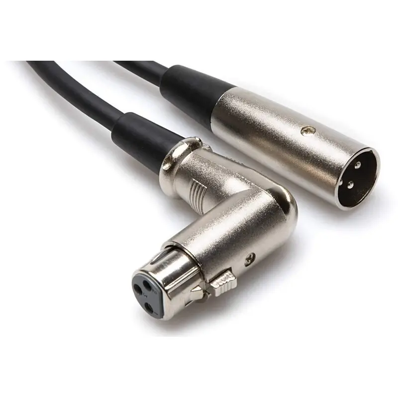 Hosa XFF-103 3 Ft Single XLR to Right Angle XLR (F) Cable
