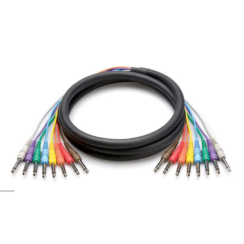 13.2 Ft 8-Ch 1/4 (M) to 1/4 (M) Unbalanced Snake