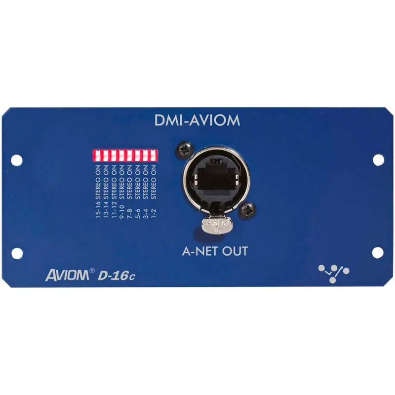DiGiCo MOD-DMI-AVIOM 16 Mono/8 Stereo Channel Expansion Card (D-16c A-NET with SRC)