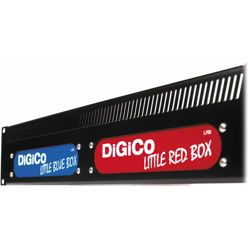 DiGiCo MOD-LRB/LBB-2U Little Blue/Red Box 19-Inch 2RU Rack Kit
