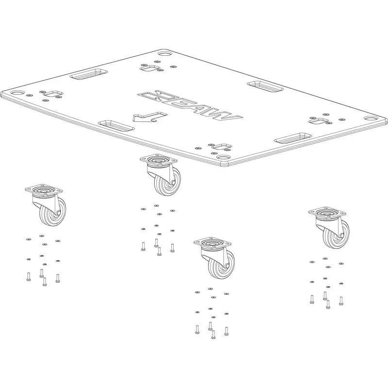 EAW PLTRSX218 ACC Caster Pallet for RSX218
