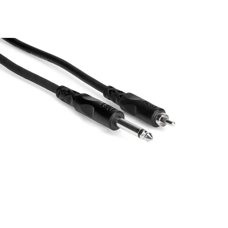 Hosa CPR-103 Interconnect 1/4" TS to RCA Cable 3 Foot