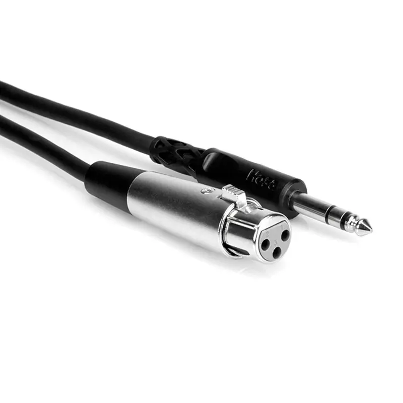 Hosa STX-102F 1/4 TRS to XLR (F) 2 Foot Cable