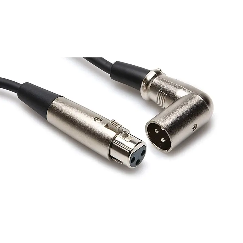 Hosa XRR-105 5 Ft XLR (F) to Right Angle XLR (M) Cable
