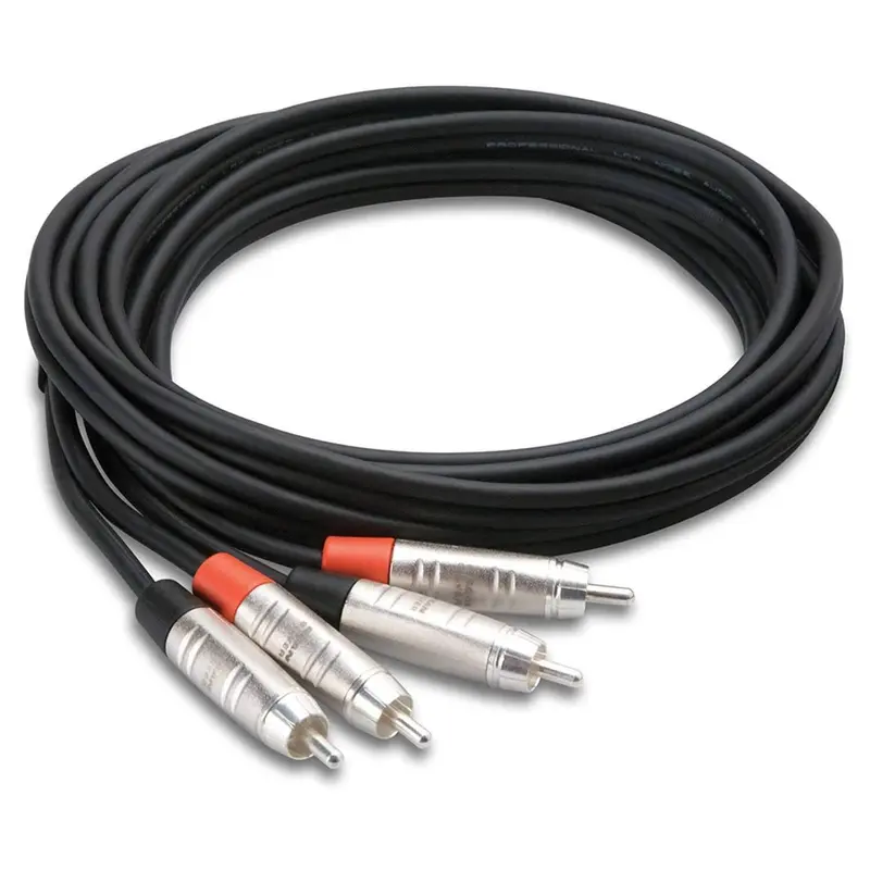 Pro 15 ft Dual RCA (M) To Dual RCA (M) Audio Cable