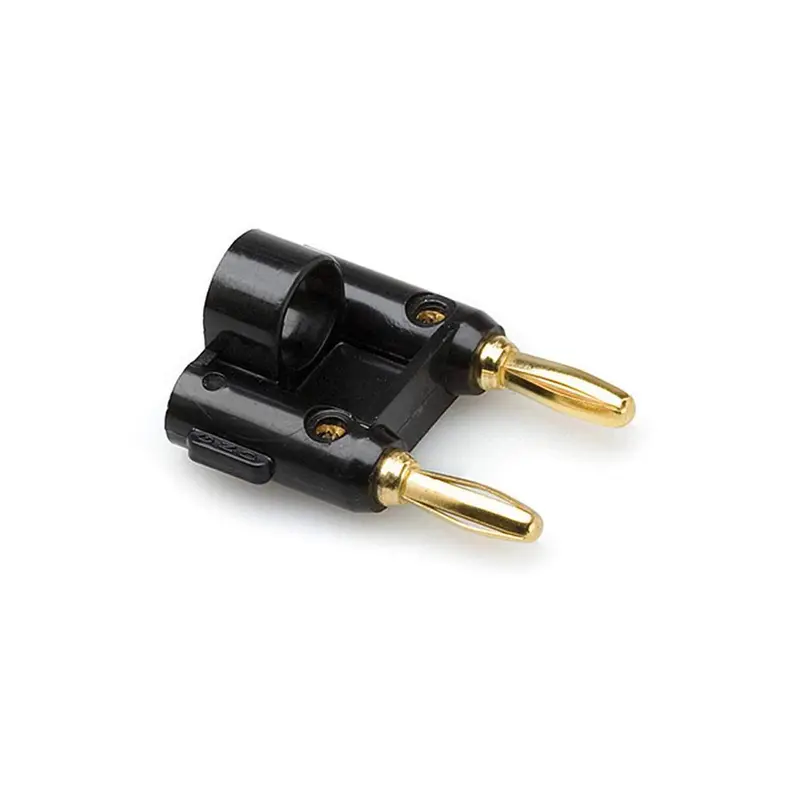 Hosa BNA-240BK BULK Dual Banana Connector Black