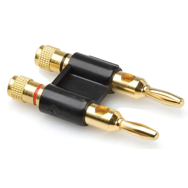 Hosa Dual Banana Connector - Black