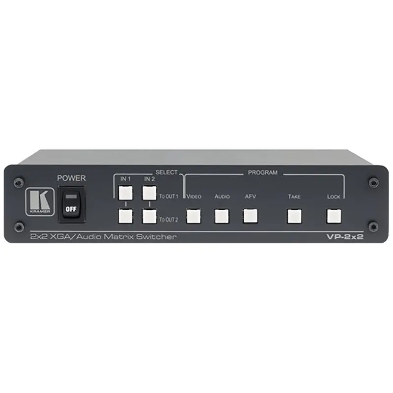 Kramer VP-2X2 Computer Graphics VGA/Audio Matrix Switcher