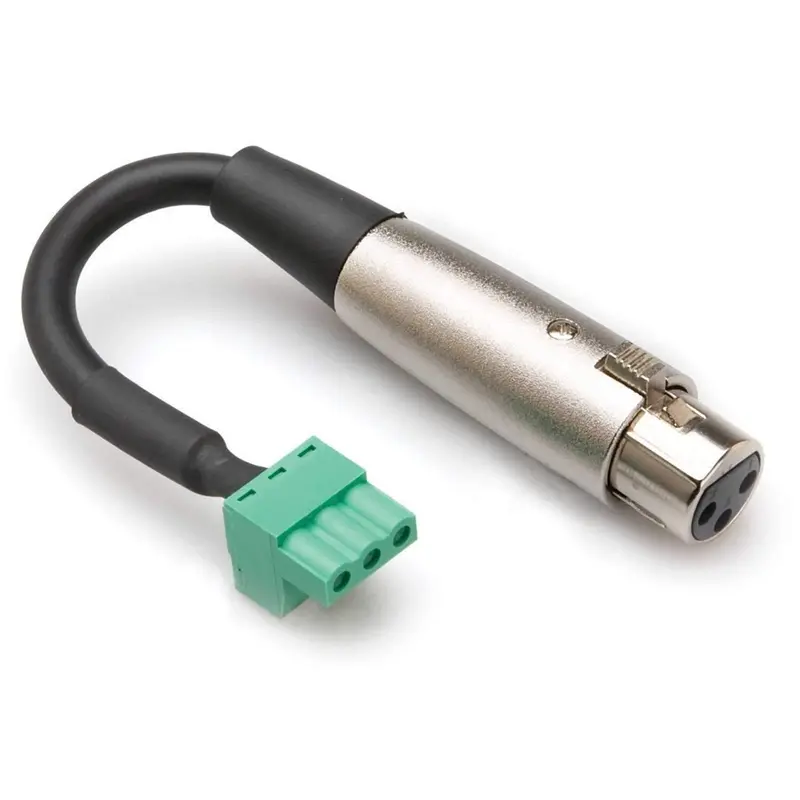 Phoenix (F) to 3-Pin XLR (F) Adaptor - 6 Inch