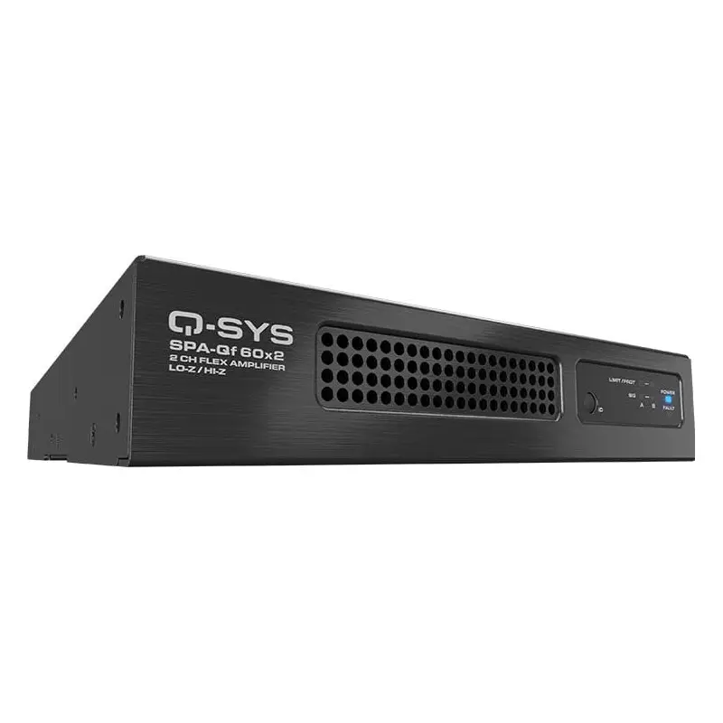 Q-SYS SPA-QF 60x2 2-Channel - 60-Watt per Channel Q-Sys Network Audio Amplifier