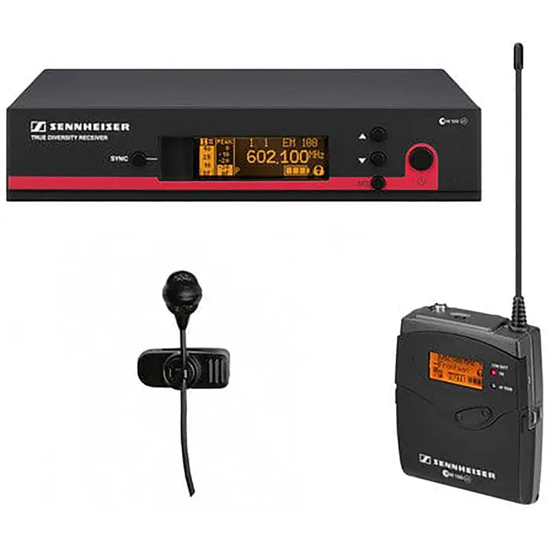 Sennheiser EW 122 G3-A-US 3.5mm Lavalier System - ME 4 + SK 100 G3 + EM 100 G3