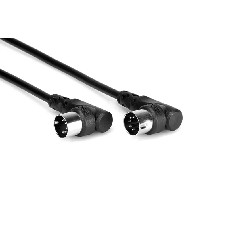 Hosa MID-310RR Right-angle MIDI Cable 10 Foot