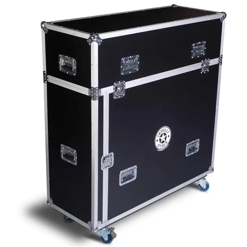 IntelliStage ISC6X4X4C 4 Ft x 4 Ft Drum Riser Flight Case