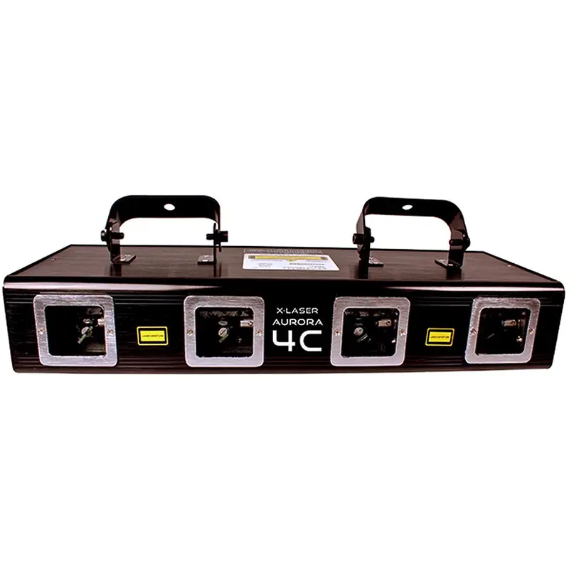 X-Laser Aurora 4C Quad Aperture DMX RGBM Laser Fixture