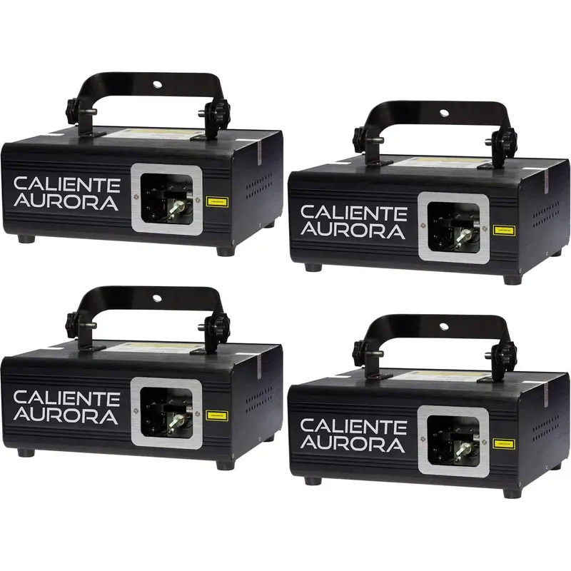 X-Laser Caliente Aurora RGB 700mW Aerial Laser Club 4-Pack