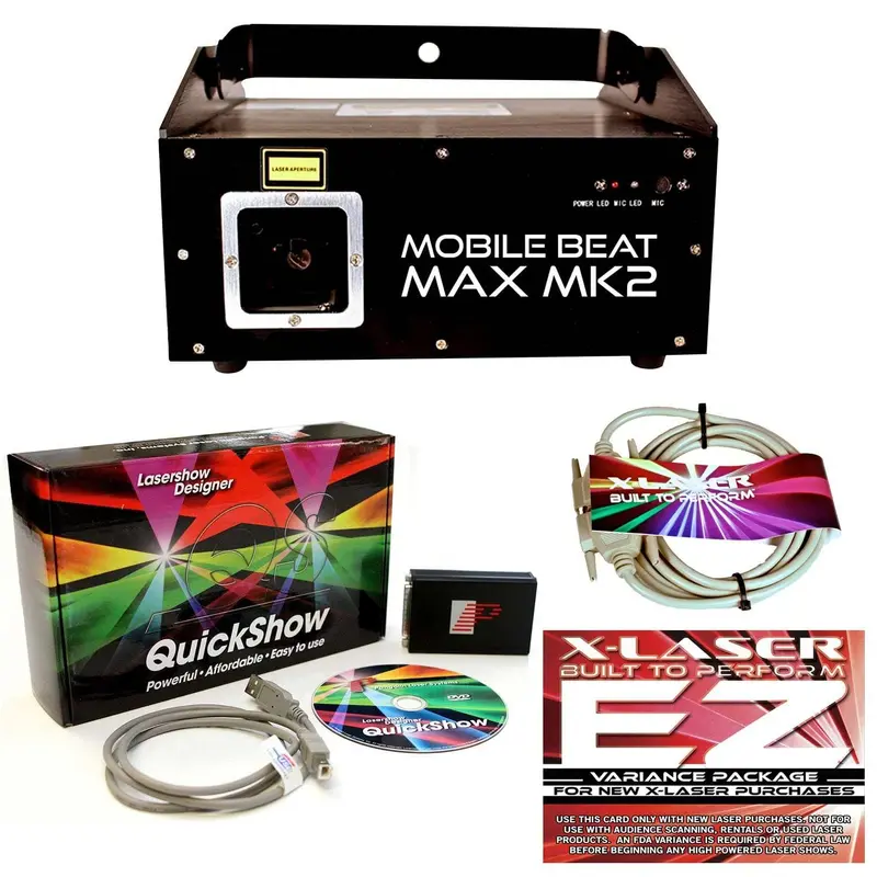 X-Laser Mobile Beat MAX MK2 Bundle with Quickshow