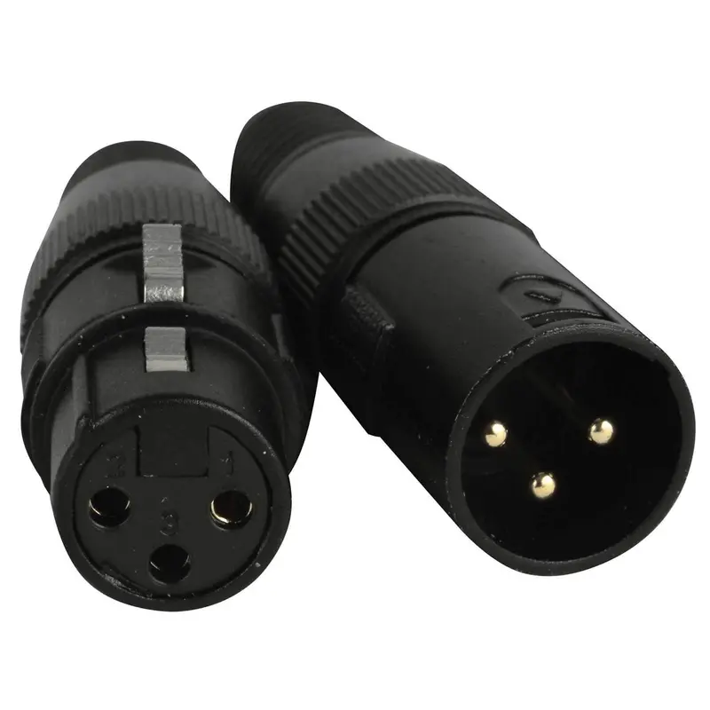 Accu-Cable 3-Pin Male & Female DMX Connector Pack
