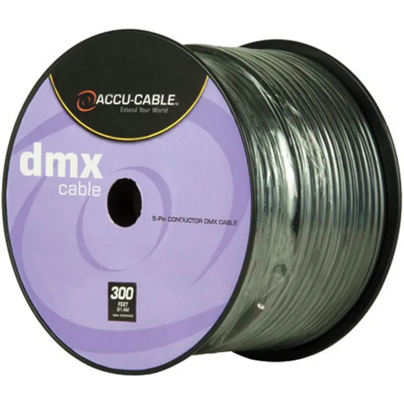 Accu-Cable 300Ft Spool Bulk DMX 5-Pin Cable