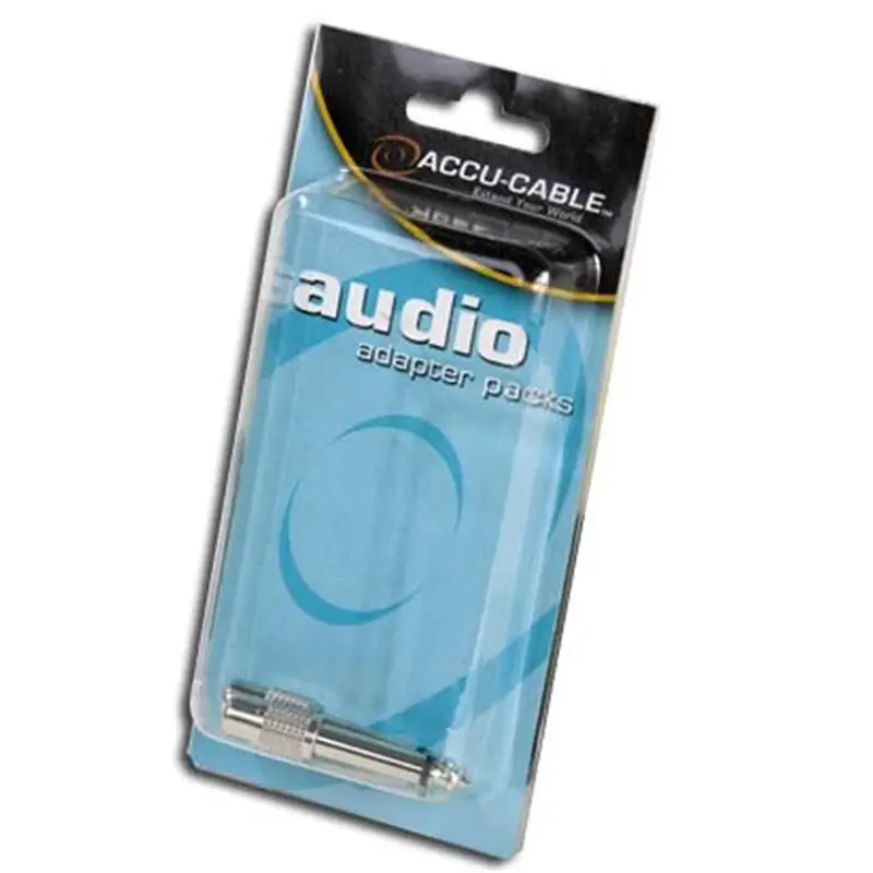 Accu-Cable ACQMRCAF Male 1/4 To Female Rca Adapter