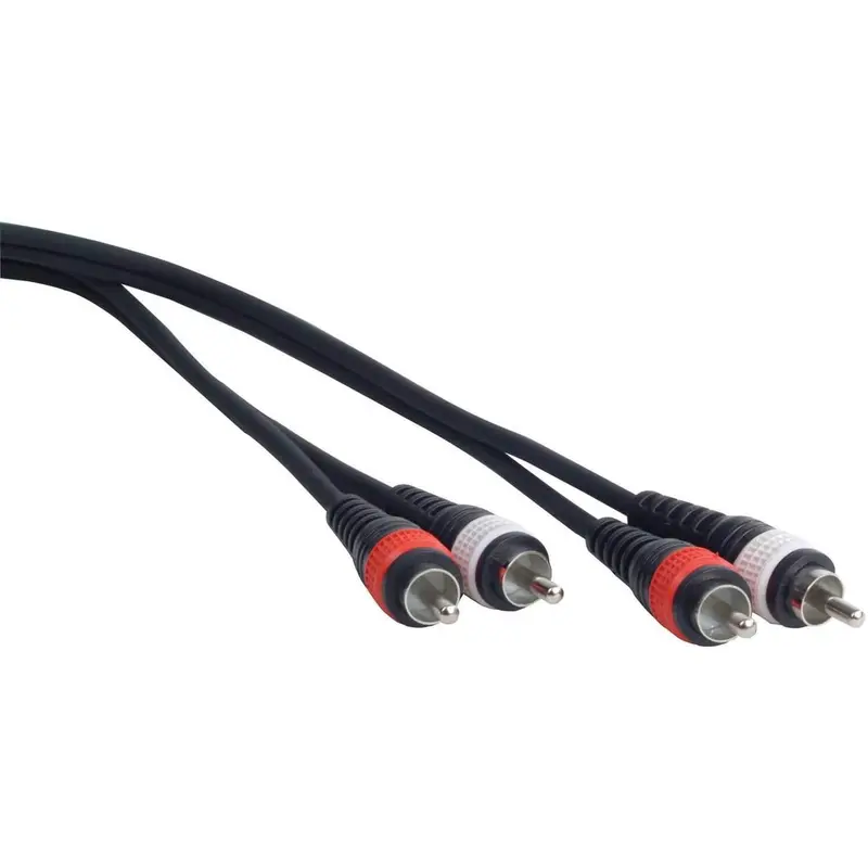 Accu-Cable RC3 3Ft Dual RCA to Dual RCA PA Cable