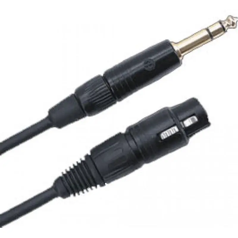 Accu-Cable XL412 12Ft 1/4 TRS to XLR (F) Cable