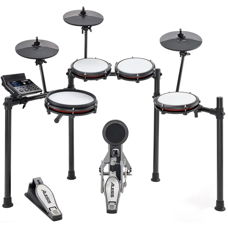 Alesis Nitro Max Kit 8-Piece Electronic Drum Kit with Mesh Heads / Bluetooth