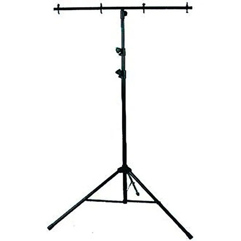 Eliminator LTS-600 Par Can Tripod Affordable Metal Stand with Crossbar - 9-Foot