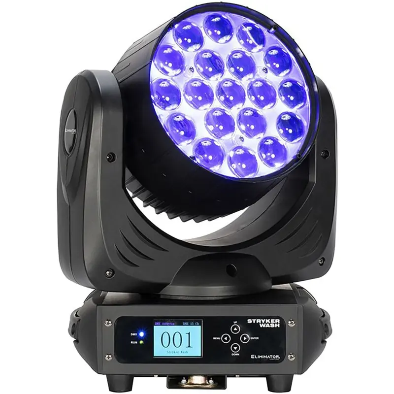 Eliminator STR100 Stryker Wash 12W RGBW 4 in 1 LED Moving Head