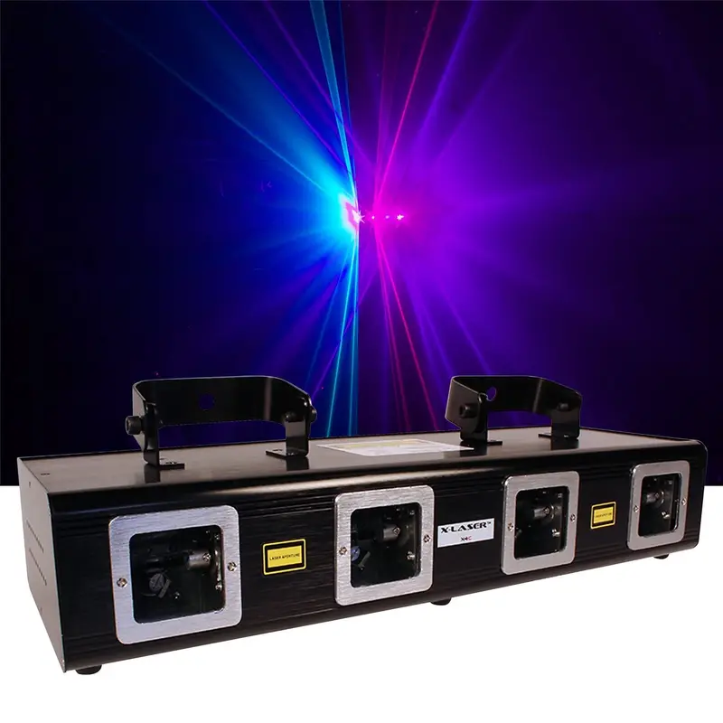X-Laser X4C MKII Quad Aperture RGBM Laser Effect