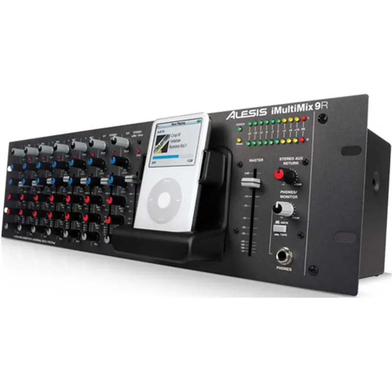 Alesis I-MULTIMIX-9R 9-Ch Rackmount Mixer for iPod