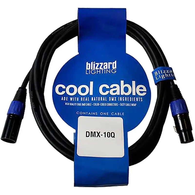 Blizzard 10 Foot PowerCon & 5-Pin DMX Combo Cable