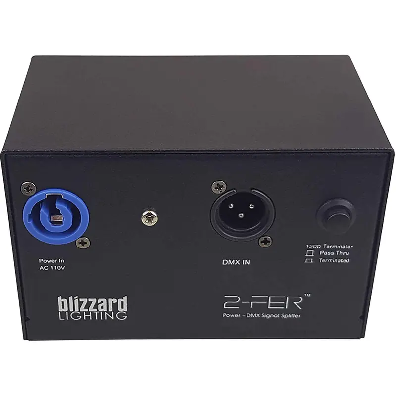 Blizzard 2-FER-3PIN Power & DMX Signal Splitter