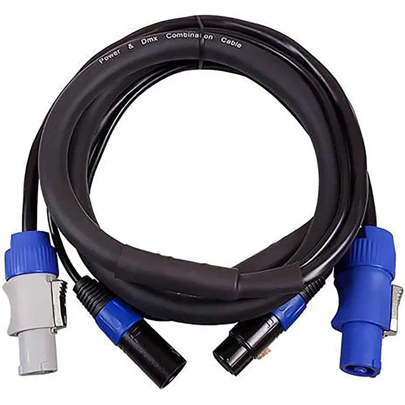 Blizzard 6 Foot PowerCon & 5-Pin DMX Combo Cable