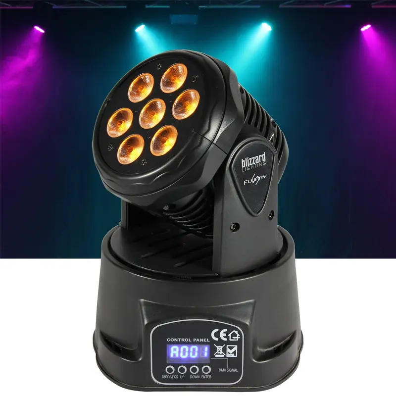 Blizzard Flurry 5 RGBAW LED Moving Head Wash Light